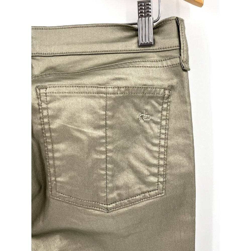 RAG & BONE Women's Champagne Metallic Shiny Legging Pant 29 - Picture 5 of 6